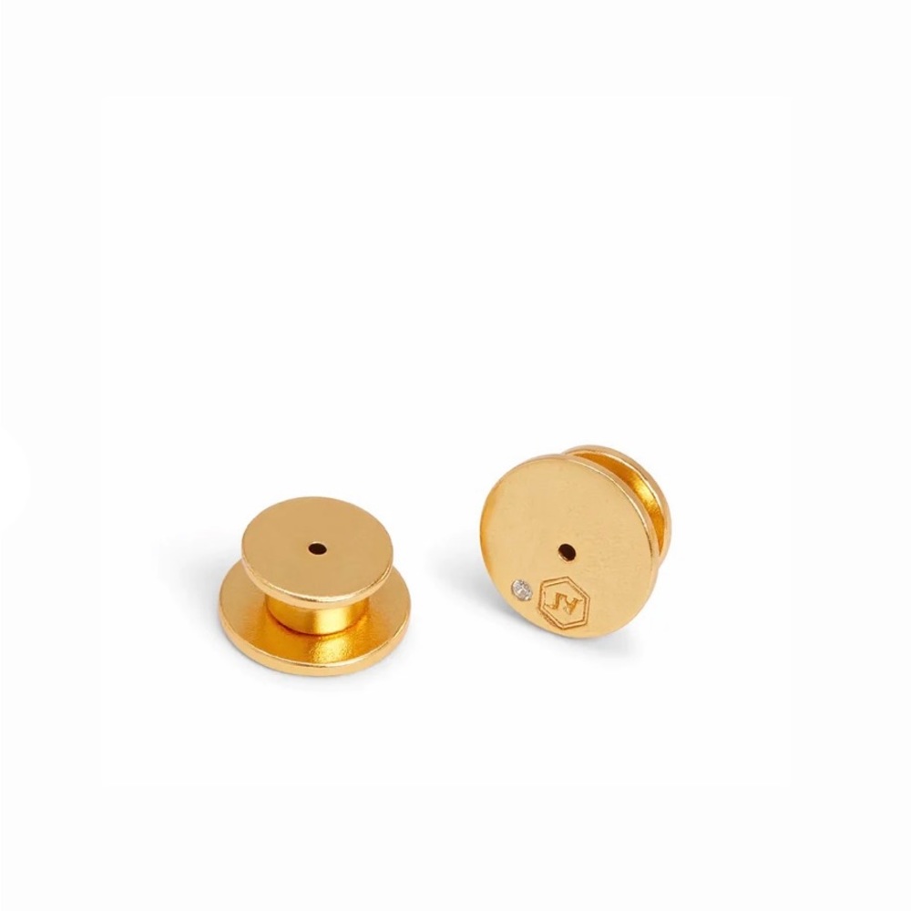 Julie Vos Antonia stud earrings with pearl stone - Picture 2 of 2